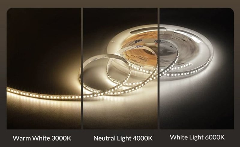 light box led strips with 3 types color temperatures
