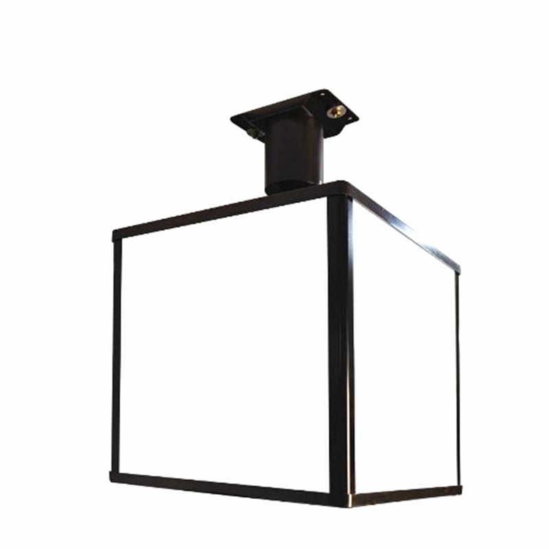 bar hanging cube rotating lightbox sign blank 1 tier