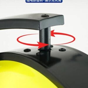 rotating lightbox wall sign rotate diagram