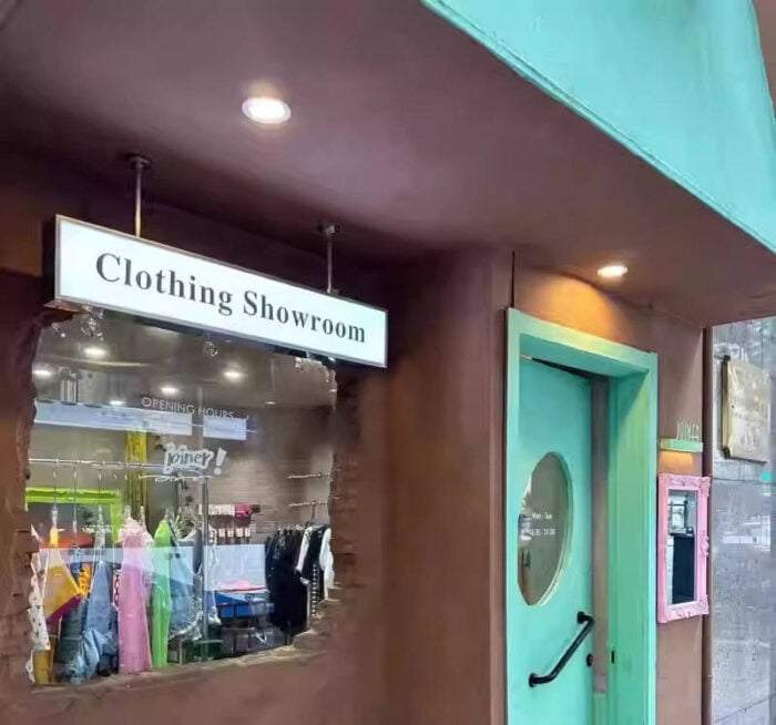 shop metal and acrylic double side under awning lightbox sign