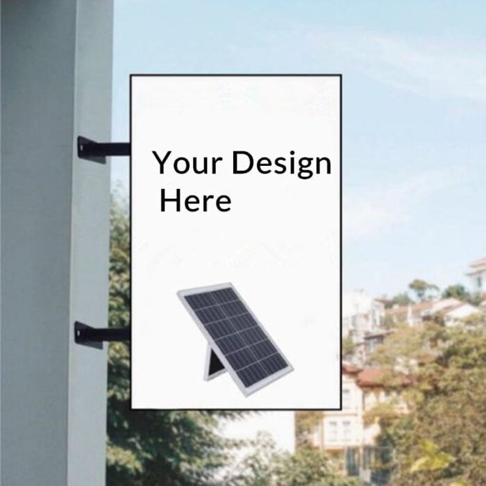 customizable double side solar fabric projecting lightbox