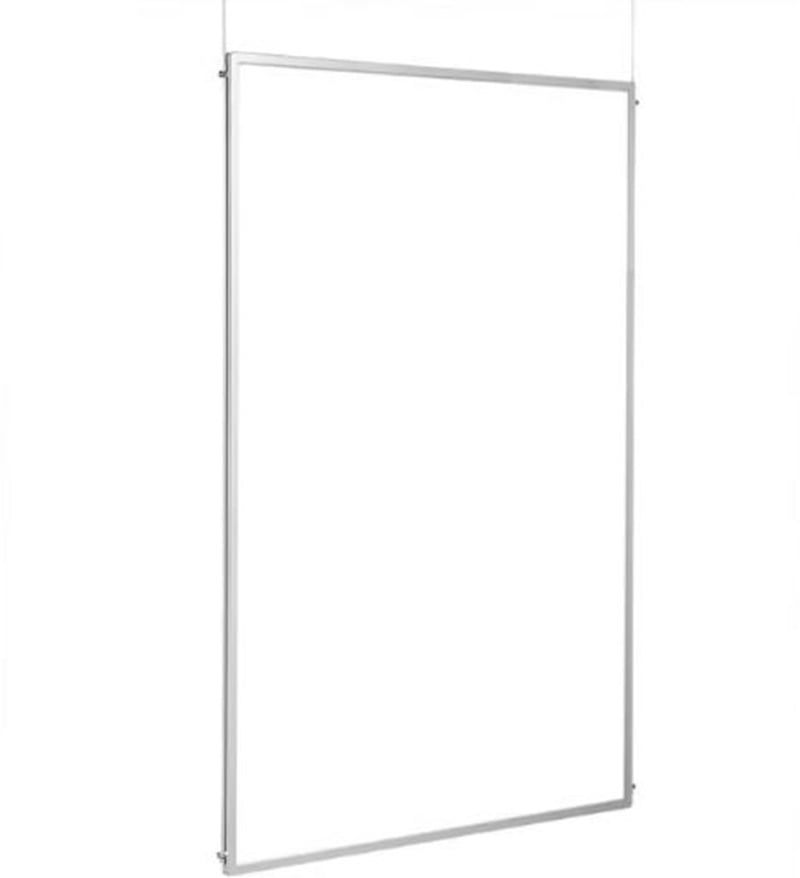 blank double sided hanging pull out and insert poster light box