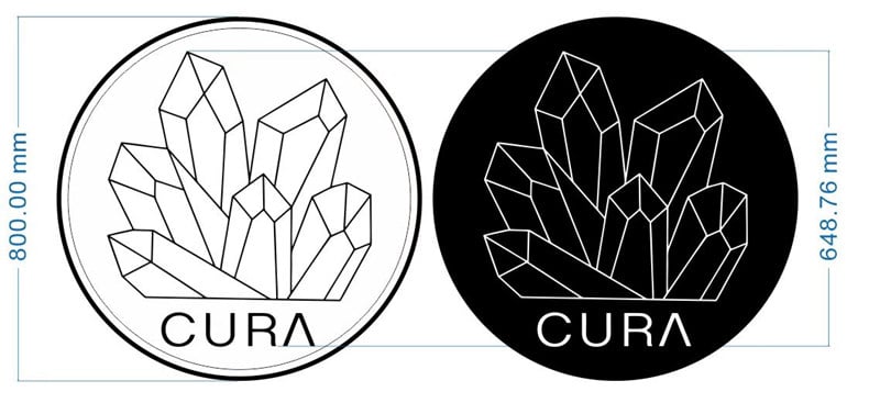 double sided rotating lightbox wall sign virtual proof