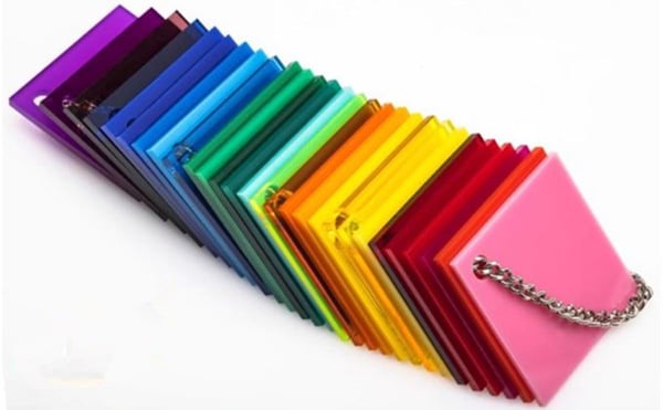 multiple solid color acrylic boards for cube acrylic light box