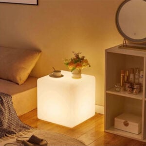 light up led cubes boxes seats night lights
