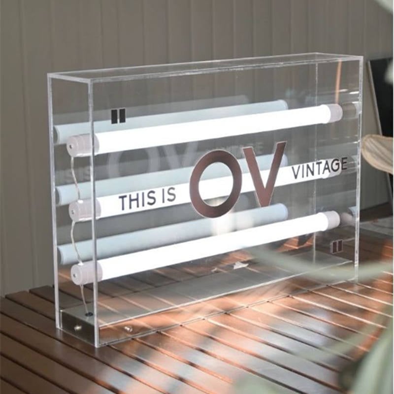 acrylic lightbox billboard with transparent color acrylic board