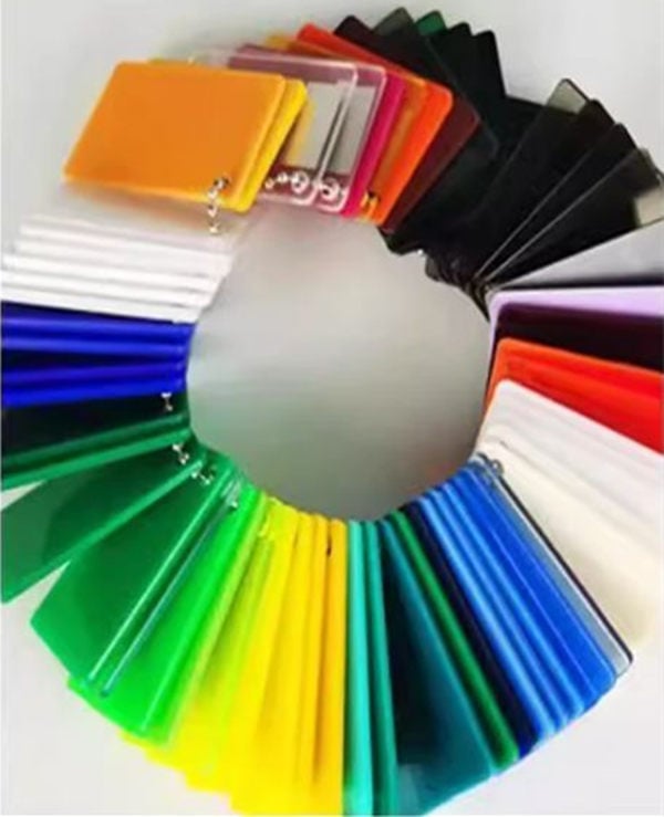 various colors acrylic boards for round acrylic light box sign