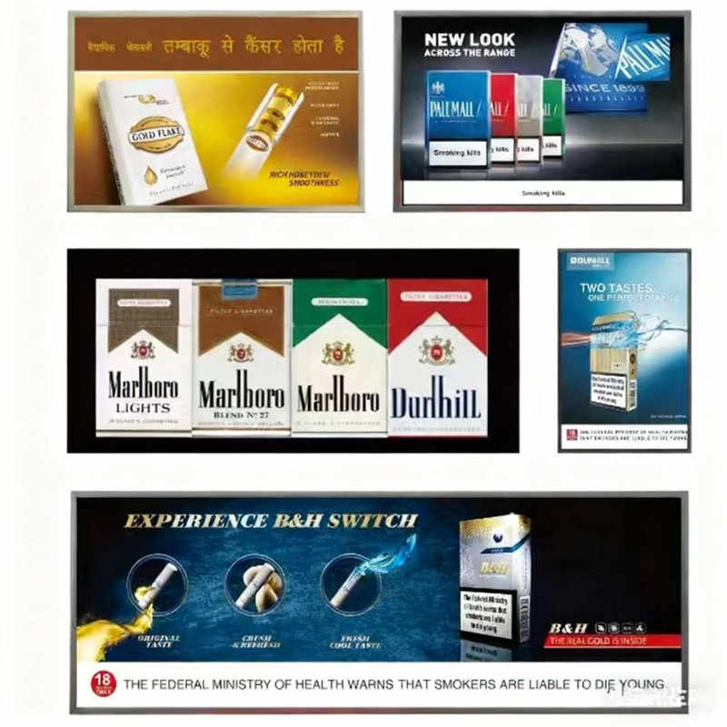 Smoking ciggarettes cases for anminated led lightboxes