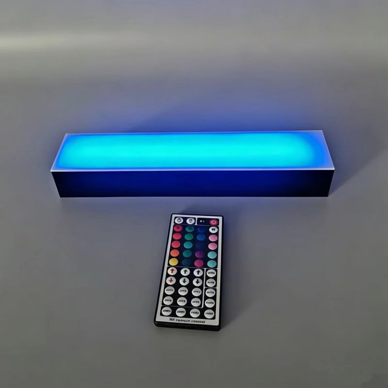 1 tier LED display shelf blue light